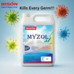 BISON Floor & Surface Cleaner | Lemon | 20X Better Cleaning | Kills 99.9% Germs | Suitable for Schools, Hospitals, Offices, Hotels, Restaurants & Industries - Image 4