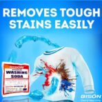 BISON Washing Soda Powder | SUPER Laundry Booster | Powerful Stain Remover - Image 3