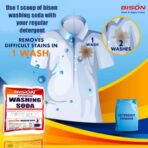 BISON Washing Soda Powder | SUPER Laundry Booster | Powerful Stain Remover - Image 4