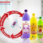 BISON Herbal Phenyl Floor Cleaner | Rose Fresh | 20X Advanced Cleaning | Fights Germs - Image 2