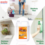 BISON Floorosol Phenyl Floor Cleaner | Lemon Fresh | 20X Cleaning | Suitable for Schools, Hospitals, Offices, Hotels, Restaurants & Industries | Disinfectant - Image 3