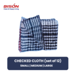 BISON CHECKED CLOTH (set of 12)