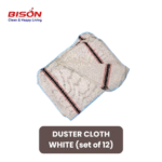 BISON DUSTER CLOTH WHITE (set of 12)