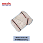BISON DUSTER CLOTH WHITE (set of 12)