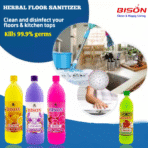 BISON Herbal Phenyl Floor Cleaner | Lemon Fresh | 20X Advanced Cleaning | Fights Germs - Image 3