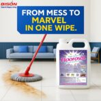 BISON Floorosol Phenyl Floor Cleaner | White Phenyl | 20X Cleaning | Suitable for Schools, Hospitals, Offices, Hotels, Restaurants & Industries - Image 3