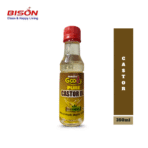 BISON GARDEN FRESH CASTOR OIL | Hexane-Free Castor Oil for Hair Growth, liver detox Skin & Joint Pain | Traditional care